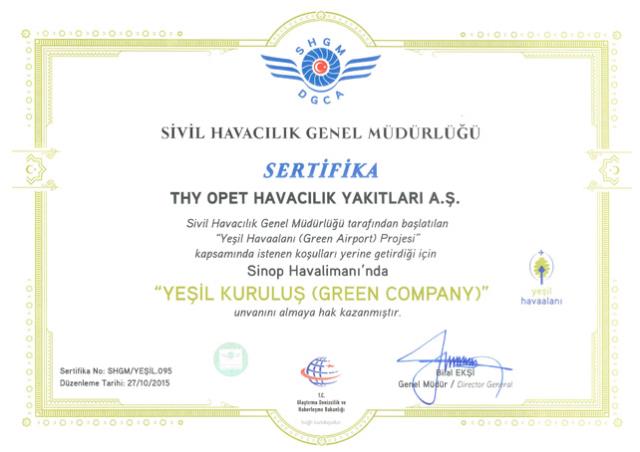 Yeşil Kuruluş Sinop Havalimanı